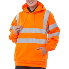 BSSSH25OR Hi Vis Hoodie