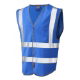 Hi Vis Waist Coat - Royal Blue