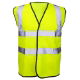 Hi Vis Full Spec Waist Coat - Yellow