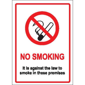 No Smoking Signs