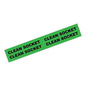 MTP09 - First Fix Marking Tape "Clean Socket" - 48mm x 33m