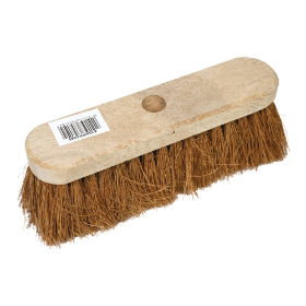 Coco Broom Head, 10" / 250mm - from Tiger Supplies Ltd - 300-01-10