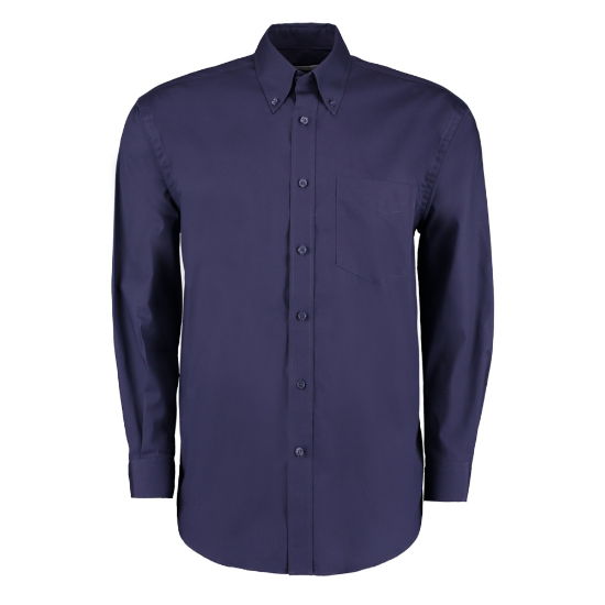 KK105 Corp Oxford shirt Long Sleeved – Midnight Navy