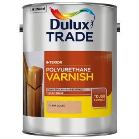 Dulux Poly Varnish - Gloss - 5 Litre - Clearance