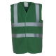 Hi Vis Waist Coat - Bottle Green