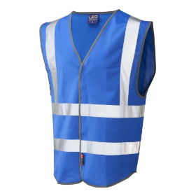 Hi Vis Full Spec Waistcoat - Royal Blue (L)