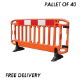 JSP Frontier Barrier - Anti-Trip Feet - 2m - Pallet of 40