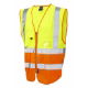 W11-Y-O Hi Vis Superior Waist Coat Yellow-Orange