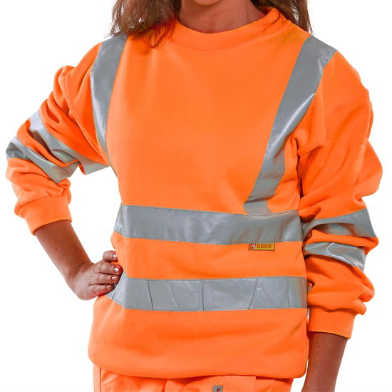 BSSENOR Hi Vis Sweatshirt Ora