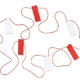 Flag Bunting - Red/White - 26m