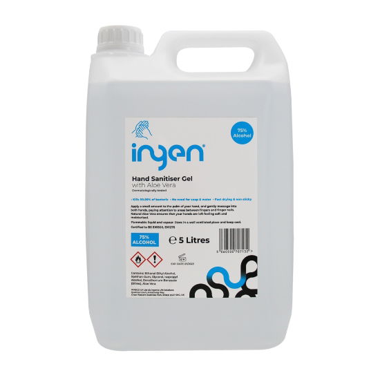 Hand Sanitiser Gel (70% Alcohol) - 5 Litre