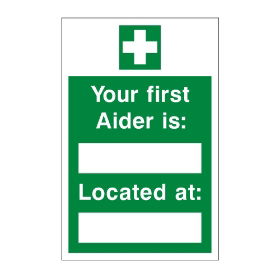 First aider details