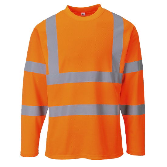 S278 - Hi Vis Cotton Comfort Long Sleeve T-Shirt