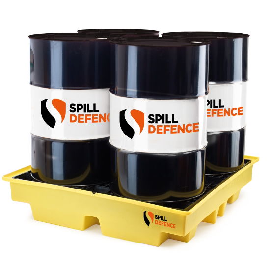 Oil Spill 4 Drum Pallet Sump & Grating