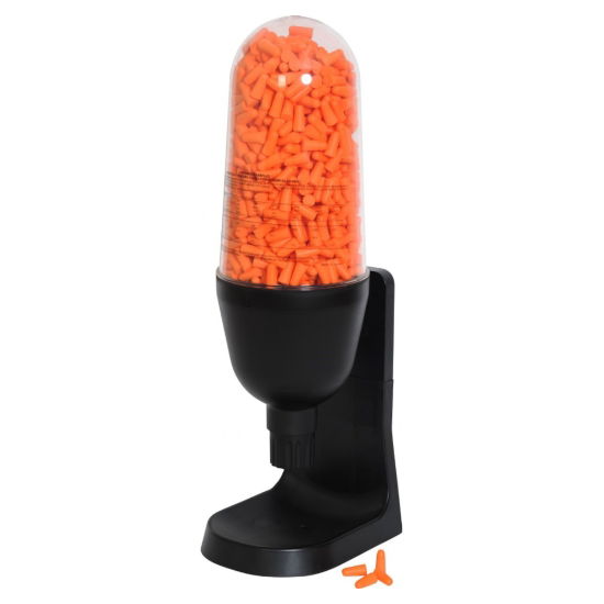 Foam Ear Plug Dispenser c/w 500 Pairs of Ear Plugs