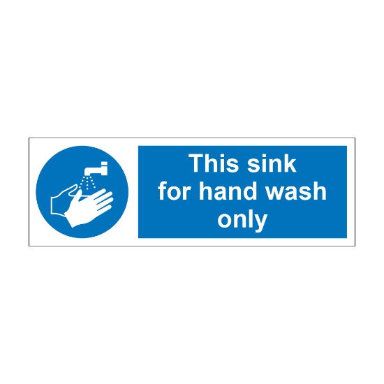 This sink for hand wash only-1mm-pvc