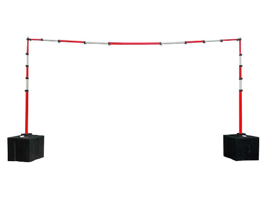 Goalpost Pro Kit 2 c/w Ballast Blocks & Solid Crossbar