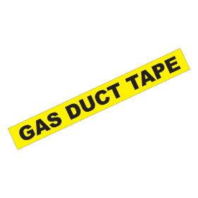 First Fix Gas Duct Tape 48mm x 33m Yellow