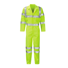 Hi Vis Polycotton Overall