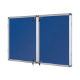 Lockable External Display Case – Blue