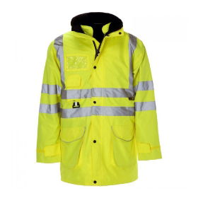 3640 Hi Vis 7 in 1 Parka Yellow S