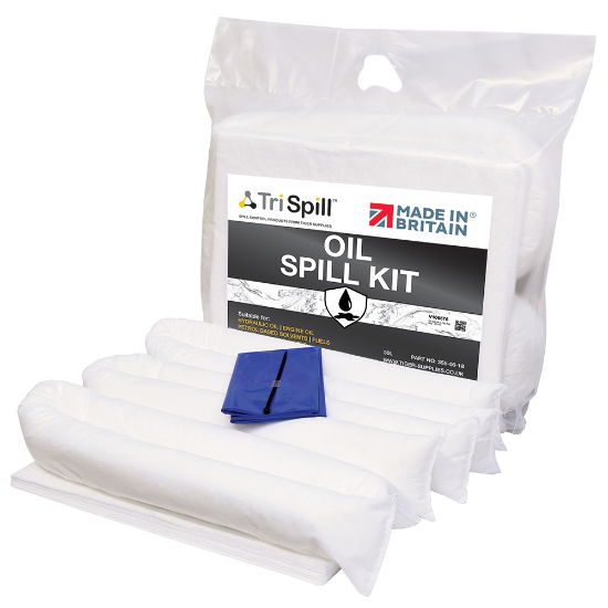 Oil Spill Kit - 30 Litre in Clip Top Bag