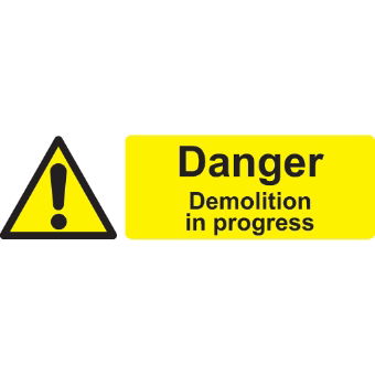 Construction Site Hazard signs