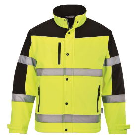 S429 Hi Vis Contrast Softshell