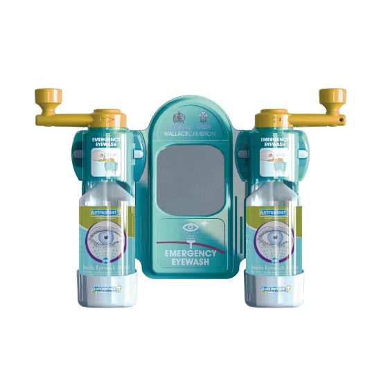 Premier Emergency Eye Wash Station c/w Mirror