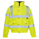 3684 Hi Vis Storm Bomber Jacket-yellow