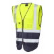 W11-Y-NV Hi Vis Superior Waistcoat - Yellow-Navy