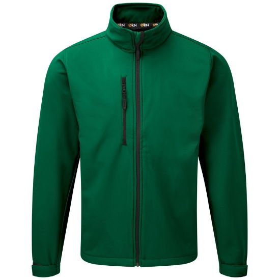 Orn Tern Softshell Jacket - Bottle Green