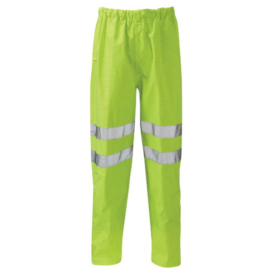 Flame Retardant Antistatic Hi Vis Over Trouser - Yellow