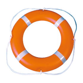 Orange Perry buoy with Retro Tape - from Tiger Supplies Ltd - 150-12-23