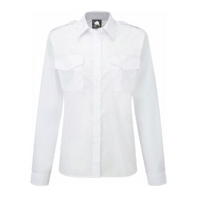 5860 Pilot LSleeve Blouse White