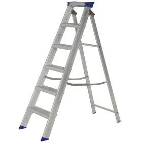 Aluminium Step Ladder - 6 Tread