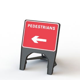 Melba Q-Sign - Pedestrians Left - 600 x 450mm