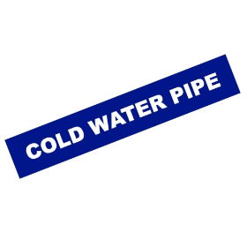 MTP16 - Marking Tape "Cold Water Pipe" - 48mm x 33m