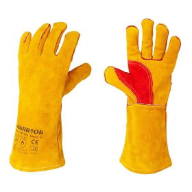 Warrior Superior Yellow Welders Gauntlet - Universal Size