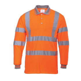 S277 Hi Vis Long Sleeved Polo