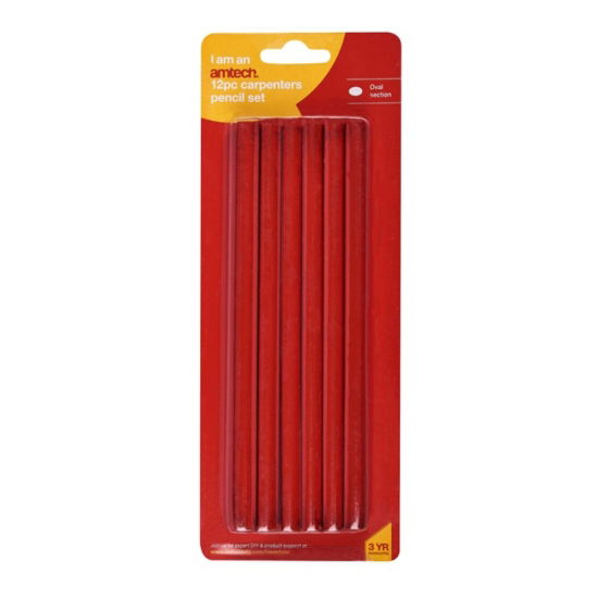 Carpenters Pencils - Pack of 12