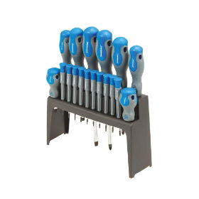 Soft Grip Screwdriver Set - 18 Piece