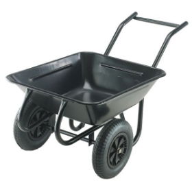 Contractor Twin Wheelbarrow - 170 Litre 