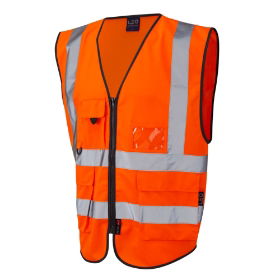 Hi Vis Superior Waist Coat - Orange