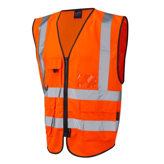 Hi Vis Superior Waist Coat - Orange