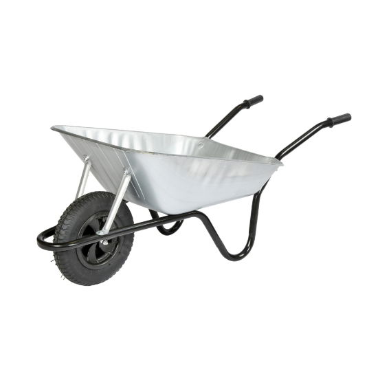 Easiload Galvanised Wheelbarrow - 85 Litre