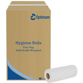 Multi Wipe Hygiene Rolls - 250mm - White - Pack of 18