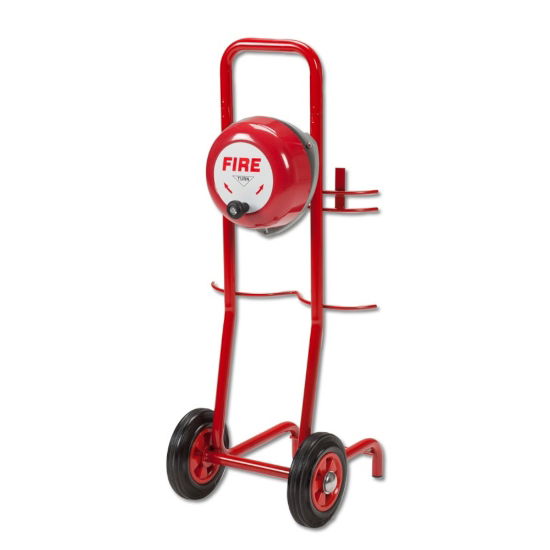 Double Fire Trolley c/w Rotary Hand Bell