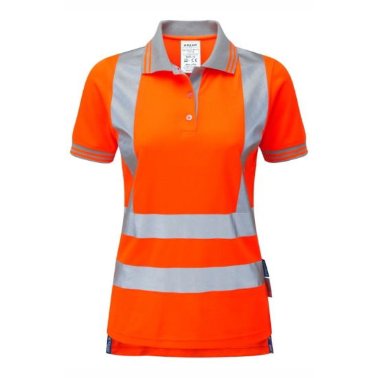 PR701 - Pulsar Ladies Hi Vis Polo - Orange