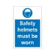 Safety helmets must be worn 